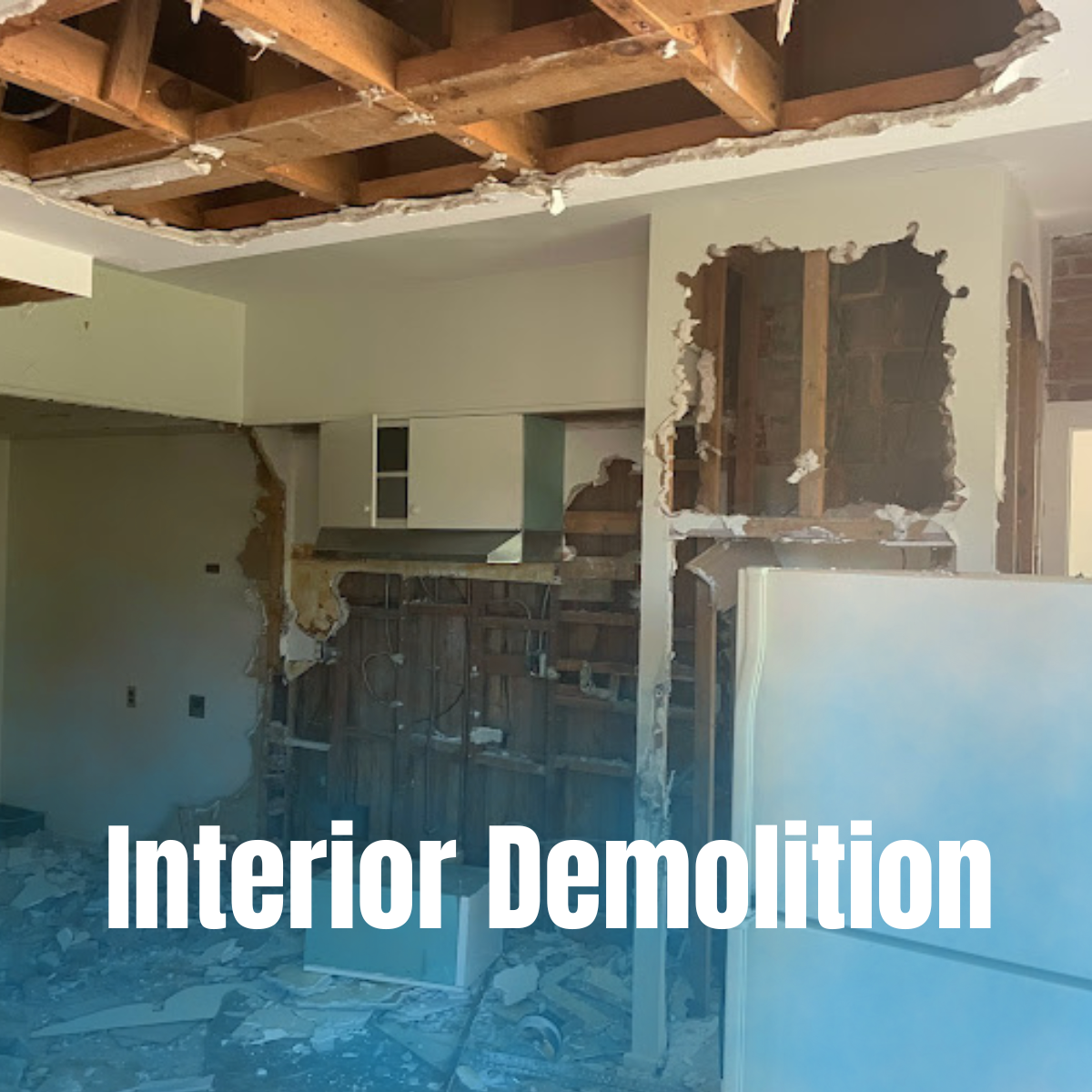 Interior Demo in Charlottesville VA